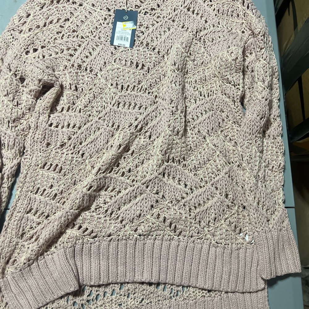 Women's Pink Knit Sweater